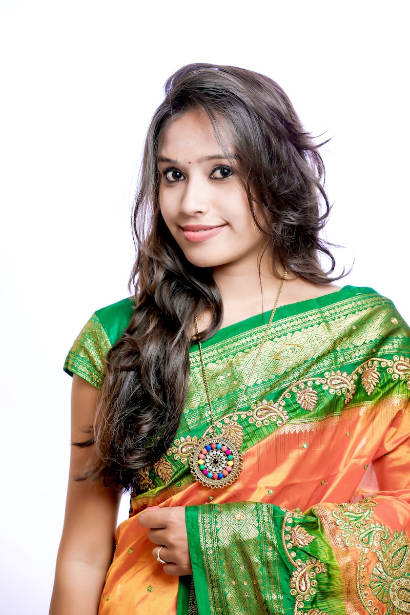 Young lady in sari